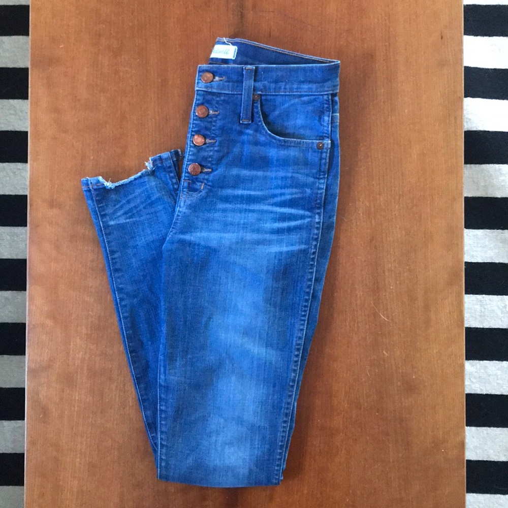 Madewell 10” High Rise Skinny Jeans Size 26
